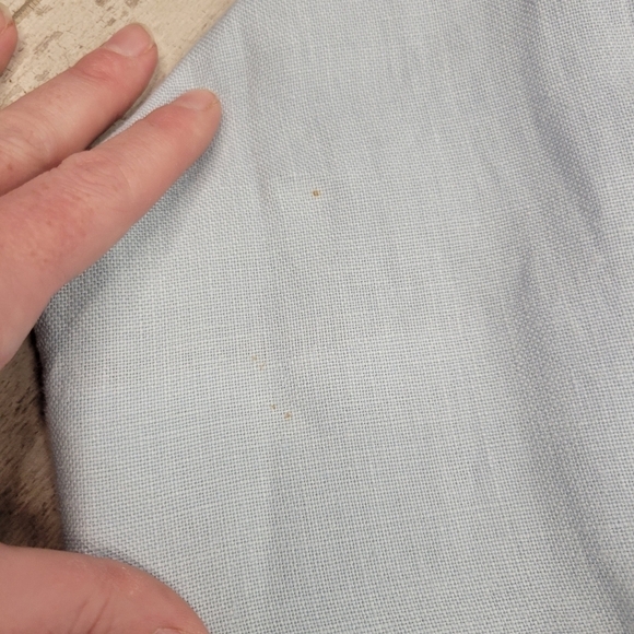 TALBOTS Powder Blue Irish Linen Blazer Jacket Size X - Picture 6 of 9